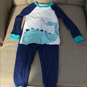 Kids Dinosaur Pajamas - Blue and Teal